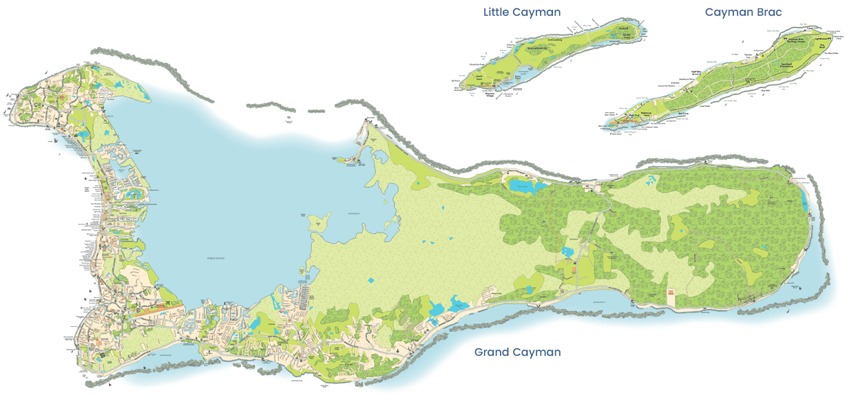 cayman map